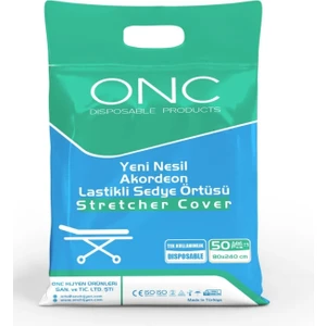 Yeni Nesil Lastikli Sedye Örtüsü 50'li Paket 80X240