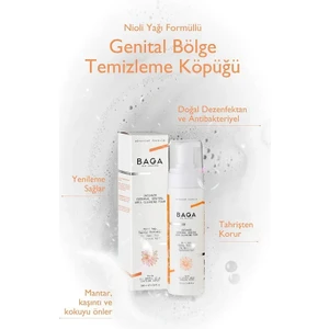 Nioli Yağı Formüllü Genital Bölge Temizleme Koku Giderici Toparlayıcı Köpük 200 ml