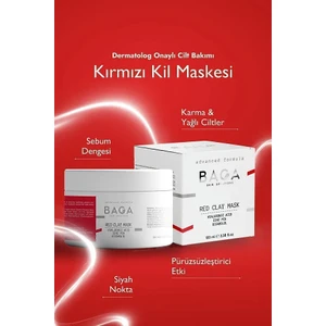 Baga Kırmızı Kil Maskesi Gözenek Temizleyici Sebum Dengesi Sağlayıcı Maske 100 ml