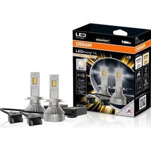 12V H7 LED 2 Si 1 Arada (Beyaz LED -Sarı Led) 64210DWALL-2HB