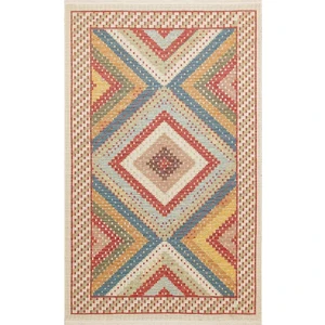 Hoom Rugs Vgt 10 Red Yıkanabilir Çift Taraflı Halı