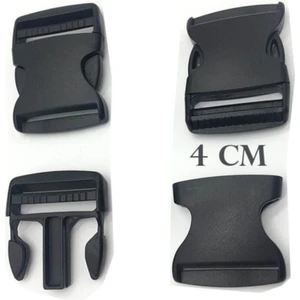 Plastik Çanta Tokası Kilitli Plastik Toka 5 Adet 4cm