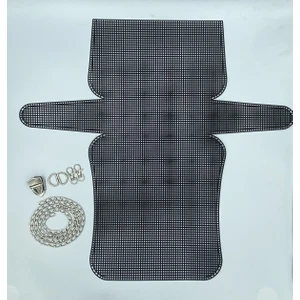 Siyah Plastik Kanvas Çanta Set