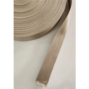 Şerit Kolon Polyester Çanta Askısı 4 cm -Bej 2 Metre