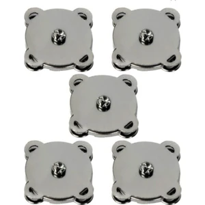 Dikilebilir Çanta Çıt Çıtı Mıknatıslı 10 Adet Gümüş Renk