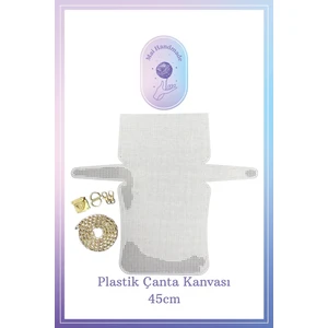 Plastik Kanvas Çanta Seti Örgü Kiti