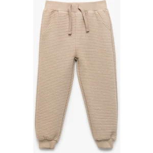 Pamuklu Beli Bağcıklı Basic Jogger Eşofman Altı