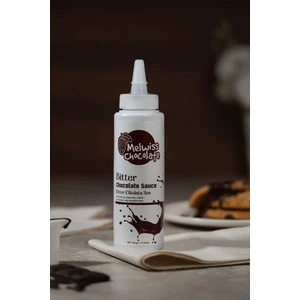 Melwiss Chocolate Bitter Çikolata Sosu 300 Gr- Waffle Krep Pankek Sos