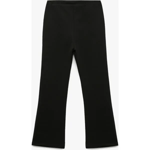 Viskon Karışımlı Basic Ispanyol Paça Tayt