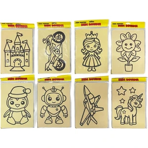 Kum Boyama  24 Adet  ( Görseldeki 8 Model x 3 'er Adet )  16,5X23 cm