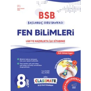 8. Sınıf Classmate Başlangıç Fen Bilimleri Soru Bankası