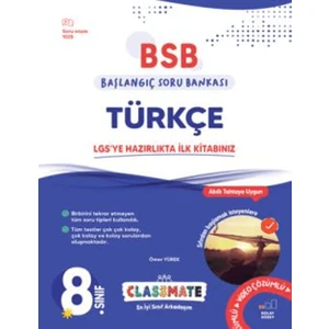 8. Sınıf Classmate Başlangıç Türkçe Soru Bankası