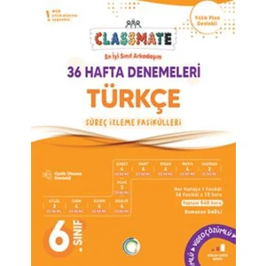 6. Sınıf Classmate 36 Hafta Denemeleri Türkçe