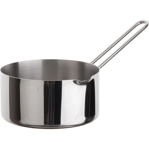 Prime 12 cm Gümüş Paslanmaz Çelik Sos Tavası Isı Yavaş İleten Bulaşık Makinesinde Yıkanabilir