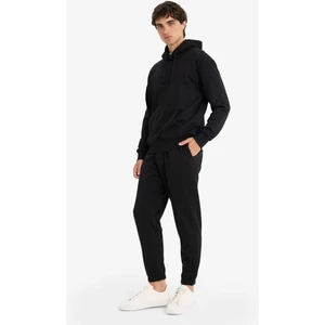 Regular Fit Beli Bağcıklı Cepli Paçası Lastikli Şardonlu Basic Düz Jogger Eşofman Altı E6326AX25AU