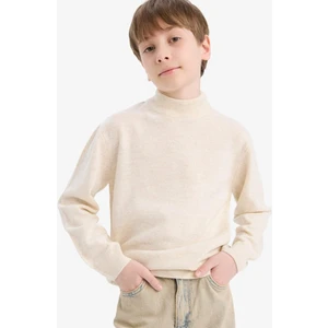 Erkek Çocuk Dik Yaka Triko Kazak F1068A825WN