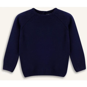 Erkek Bebek Bisiklet Yaka Triko Kazak F2408A525WN