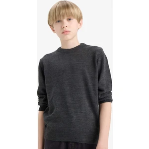 Bisiklet Yaka Basic Triko Kazak Erkek Çocuk A4992A825WN