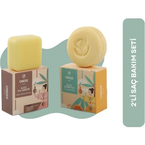 Omise Natural 2’li Saç Bakım Set Şampuan 95 gr - Katı Saç Kremi 65 gr