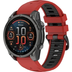 Dgplz Store Garmin Fenix 8 Amoled 47MM Için Silikon Saat Kayışı (Yurt Dışından)