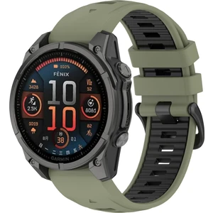 Dgplz Store Garmin Fenix 8 Amoled 47MM Için Silikon Saat Kayışı (Yurt Dışından)
