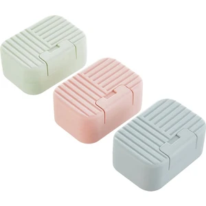 3'lü Paket Sabunluk, Seyahat Sabun Kutusu, Kapaklı Seyahat Sabun Kabı, Sabun Kutusu, Sabunluk, Seyahat Sabunluğu (Yurt Dışından)
