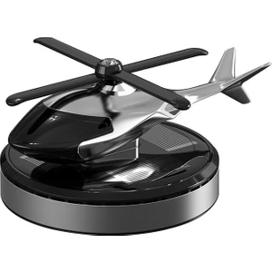 Güneş Enerjili Dönen Arabaya Monte Uçak Aromaterapi Yaratıcı Helikopter Arabaya Monte Aromaterapi Araba Parfüm Süsleri (Yurt Dışından)