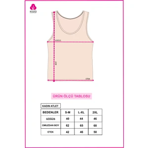 Kadın Kalın Askılı Pamuklu Ikili Atlet