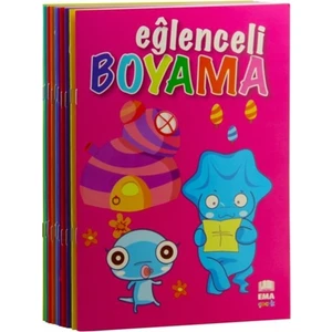 Eğlenceli Boyama Seti (10 Kitap)