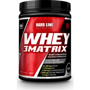 Hardline Nutrition Whey 3 Matrix Protein Tozu Çilekli 454 Gr