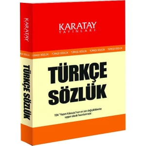 Karatay Yayınları Türkçe Sözlük -  - Cep Boy