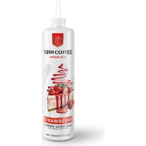Nish Çilek Aromalı Dekor Sos 750 gr