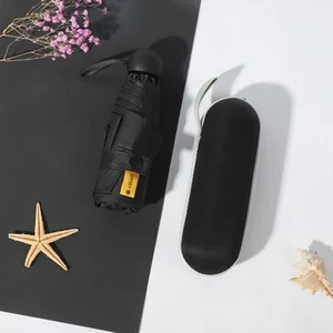 Hi Stores 8 Kemik Beş Katlı Şemsiye Kılıfı - Siyah (Yurt Dışından)