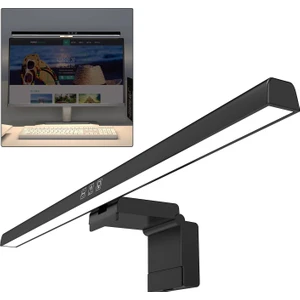 GA59 Monitör Montajlı Masa Lambası 200 Lümen 6000K LED USB Enerji Ile Çalışır 50 cm Boyunda