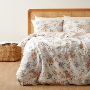 %100 Pamuk Ranforce Gwen Çift Kişilik Nevresim Seti (200X220 Cm)