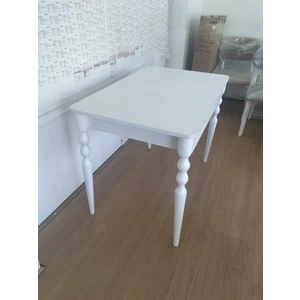 120 x 60 cm Beyaz Sabit Masa