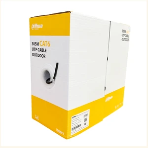 DH-PFM920-6UN Cat6 Halojen Free Dış Mekan 305 Metre %100 Bakır Siyah Renk