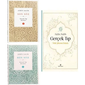 Aidin Salih 3 Kitap Set Gerçek Tıp Son Söz Gerçek Tıp Dersleri