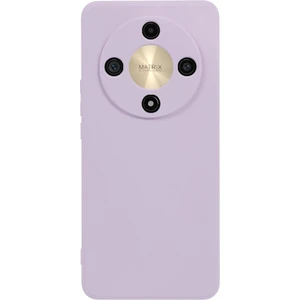 Digital Computer Home Honor X9B 5G/X50 5g/magic6 Lite 5g Tpu Kılıf Ince Fit Fiber Astarlı Telefon Kılıfı (Hassas Lens Kesiği)-Mor (Yurt Dışından)