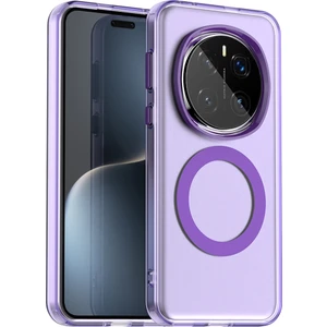 Digital Computer Home Honor Magic7 Pro 5g Kılıfı Magsafe Pc+Tpu+Pet Düşmeye Karşı Telefon Kılıfı ile Uyumlu-Mor (Yurt Dışından)