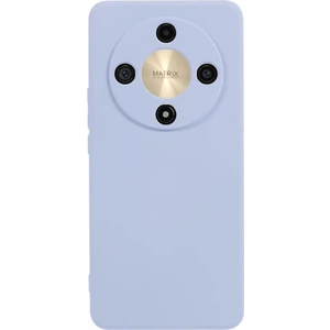 Digital Computer Home Honor X9B 5G/X50 5g/magic6 Lite 5g Tpu Kılıf Ince Fit Fiber Astarlı Telefon Kılıfı (Hassas Lens Kesiği)-Açık Mor (Yurt Dışından)