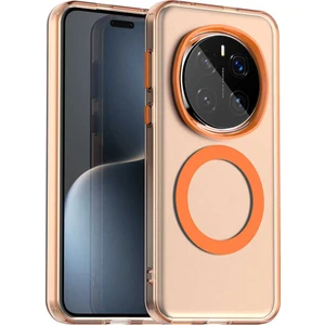 Digital Computer Home Honor Magic7 Pro 5g Kılıfı Magsafe Pc+Tpu+Pet Düşmeye Karşı Telefon Kılıfı ile Uyumlu-Turuncu (Yurt Dışından)