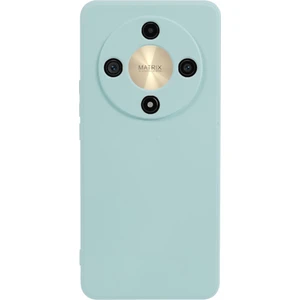 Digital Computer Home Honor X9B 5G/X50 5g/magic6 Lite 5g Tpu Kılıf Ince Fit Fiber Astarlı Telefon Kılıfı (Hassas Lens Kesiği)-Bebek Mavisi (Yurt Dışından)