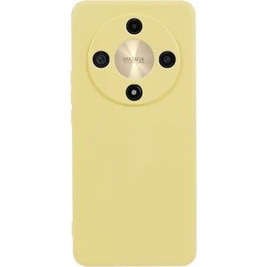 Digital Computer Home Honor X9B 5G/X50 5g/magic6 Lite 5g Tpu Kılıf Ince Fit Fiber Astarlı Telefon Kılıfı (Hassas Lens Kesiği)-Sarı (Yurt Dışından)