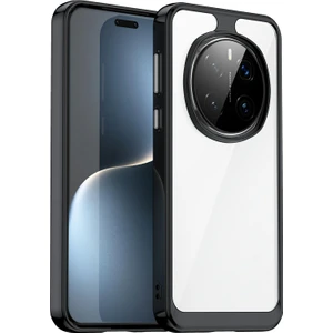 Digital Computer Home Honor Magic7 Pro 5g Kılıf Tpu+Akrilik Koruyucu Şeffaf Telefon Kılıfı-Siyah (Yurt Dışından)