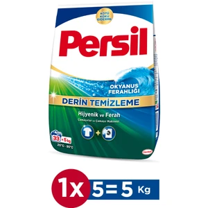 Persil 5 kg Toz Çamaşır Deterjanı Okyanus Ferahlığı (33 Yıkama)