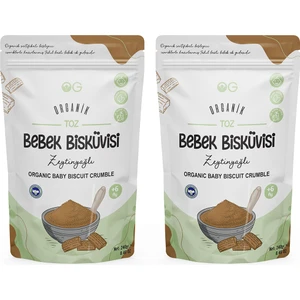 OG natural 2'li Organik Toz Bebek Bisküvi Seti +6 Ay