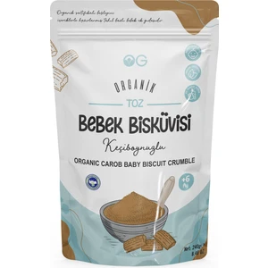 OG natural Keçiboynuzlu Toz Bebek Bisküvisi 240 gr +6 Ay