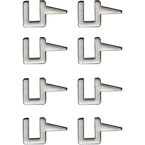 Şeffaf Buhar Camı Tutucu 8 Adet 8mm Camlar Için