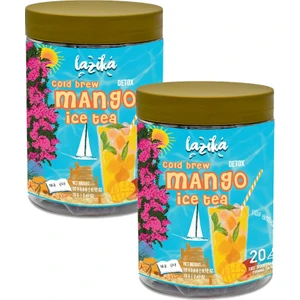 (2 adet)Soğuk Demleme Naneli Mango Aromalı Detoks Çayı